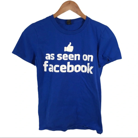 WS424 Anvil As Seen on Facebook Funny T Shirt S - Picture 1 of 3